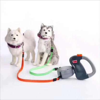 TwinTrek Dual Dog Retractable Leash